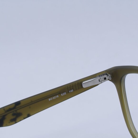 🕶️ New Hugo Boss BO 0218 EZE Eyeglasses - Matt Olive Frame - Picture 9 of 10